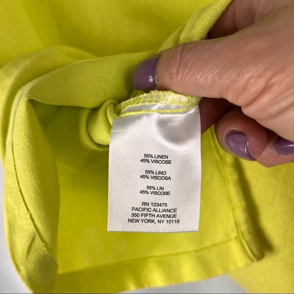 Ellen Tracy sleeveless high/low tunic with chest pockets Sz SS - Picture 8 of 9